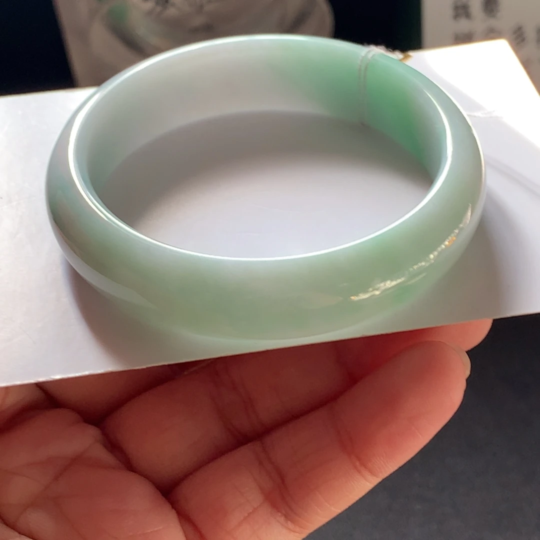 翡翠未镶嵌手镯12号51.9-13.1-6.5