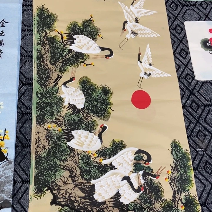 枕书斋画廊的直播间