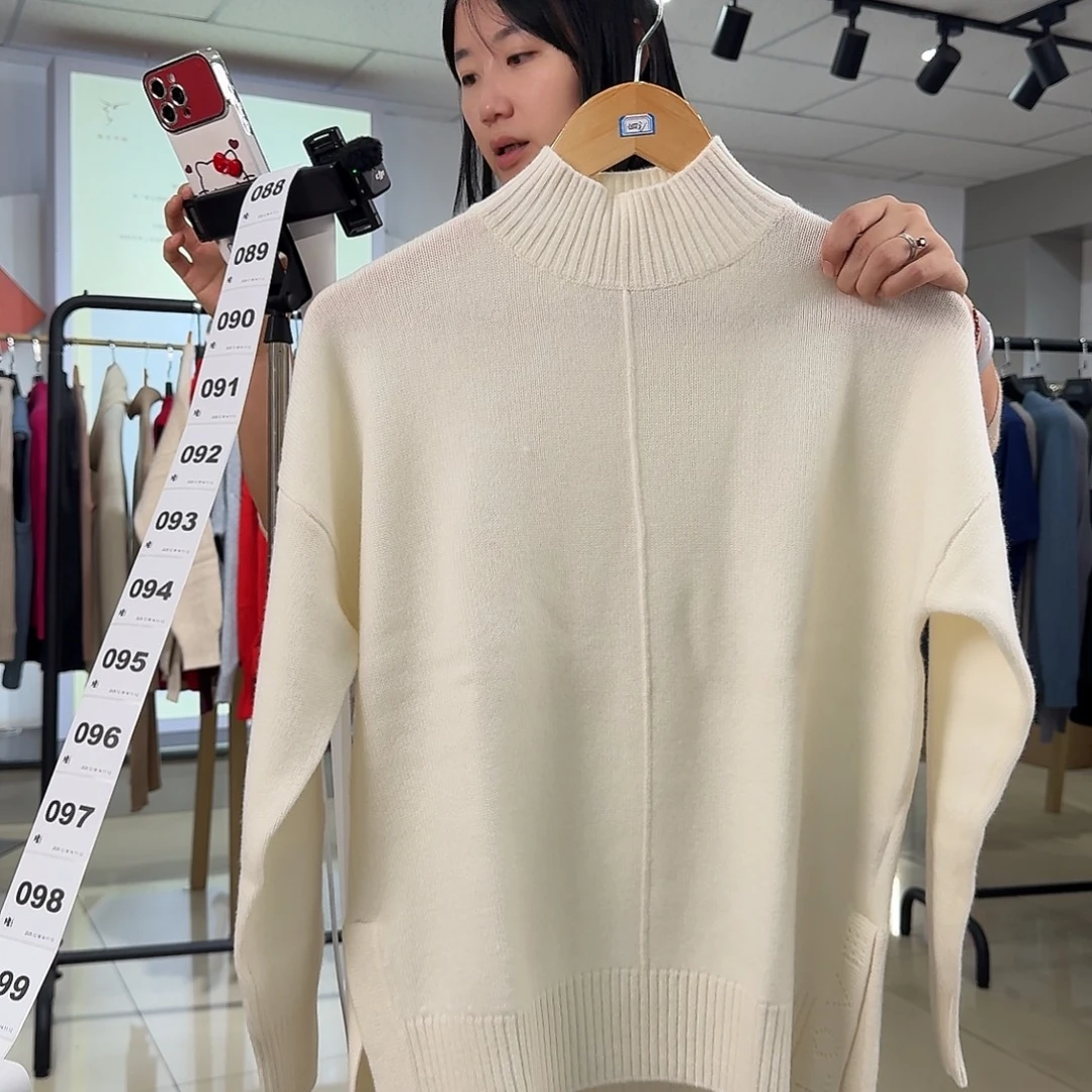 纯羊绒保暖女衫XL码130-145斤087