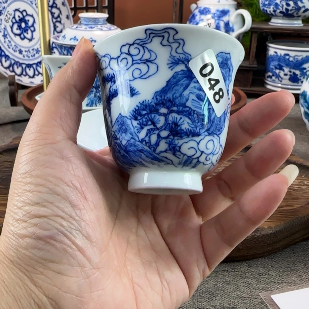 景德镇陶瓷手绘茶器048