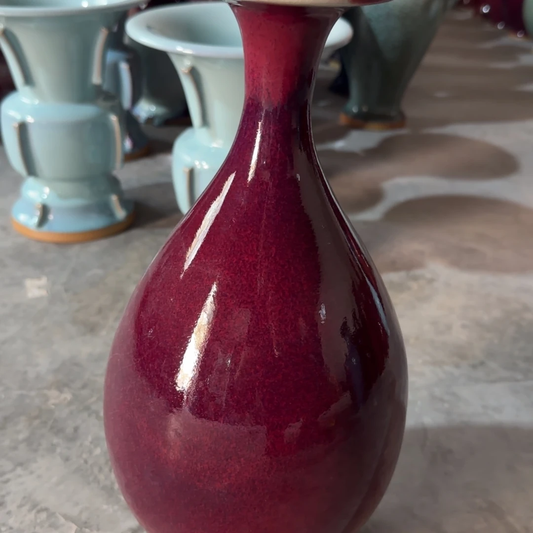 摆件郑家钧窑微瑕