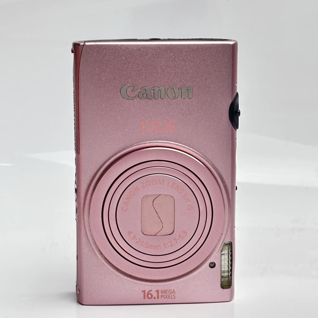 95新 Canon/佳能 ixus125粉色1610万像素5倍变焦带磨皮可实况ccd