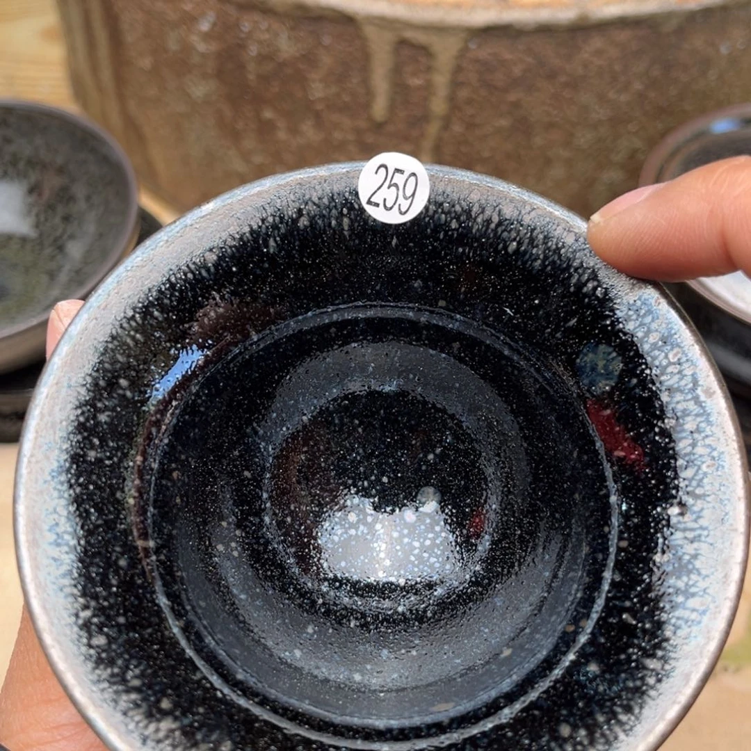 茶盏义兴龙窑坚持真柴烧微瑕