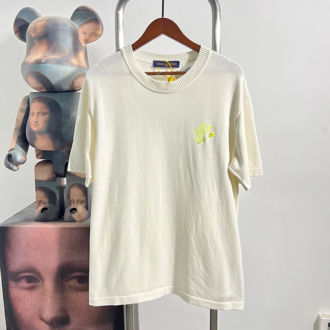 99新 LouisVuitton/路易威登 别针针织短袖 O3022 L衣长72胸围55