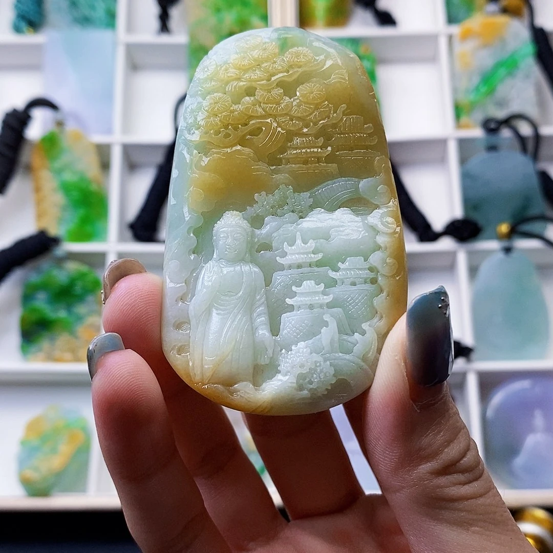 定制翡翠未镶嵌翡翠A货