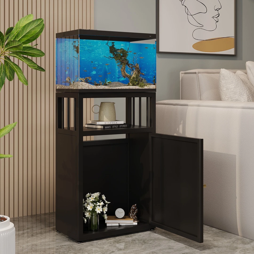 小米鱼缸专用底柜适用当贝鱼缸架子承重底座柜子定制鱼缸架鱼缸柜