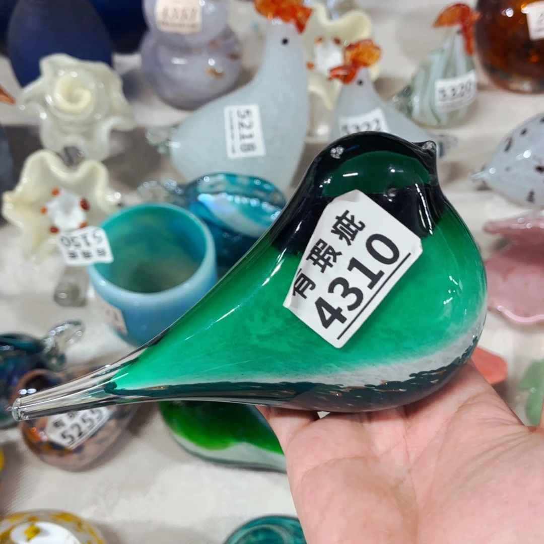 鸟4310 家悦美居琉璃摆件瑕疵