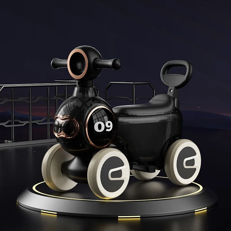 新款滑行车扭扭车音乐灯光宝宝可坐可推1-3岁四轮男女孩滑步车