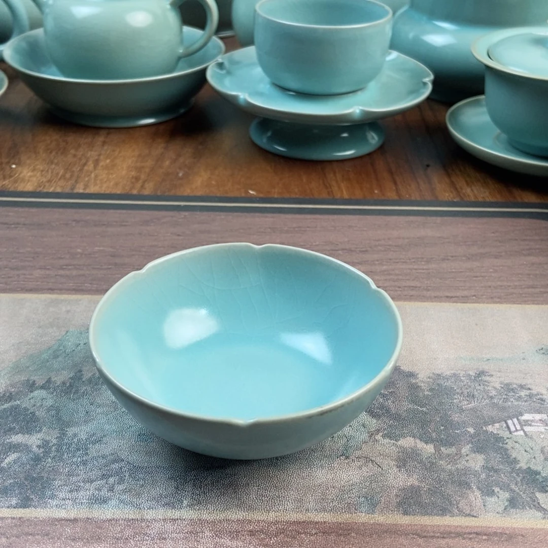 摆件原产地原矿汝瓷～茶器