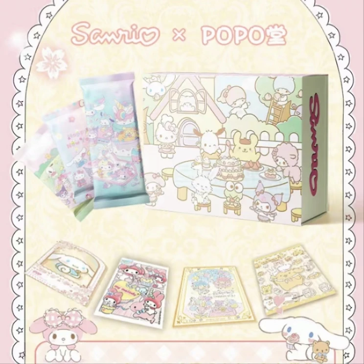 （抬盒）PAOPAO堂三丽鸥第一弹国卡收藏卡牌(拍下同意代拆）