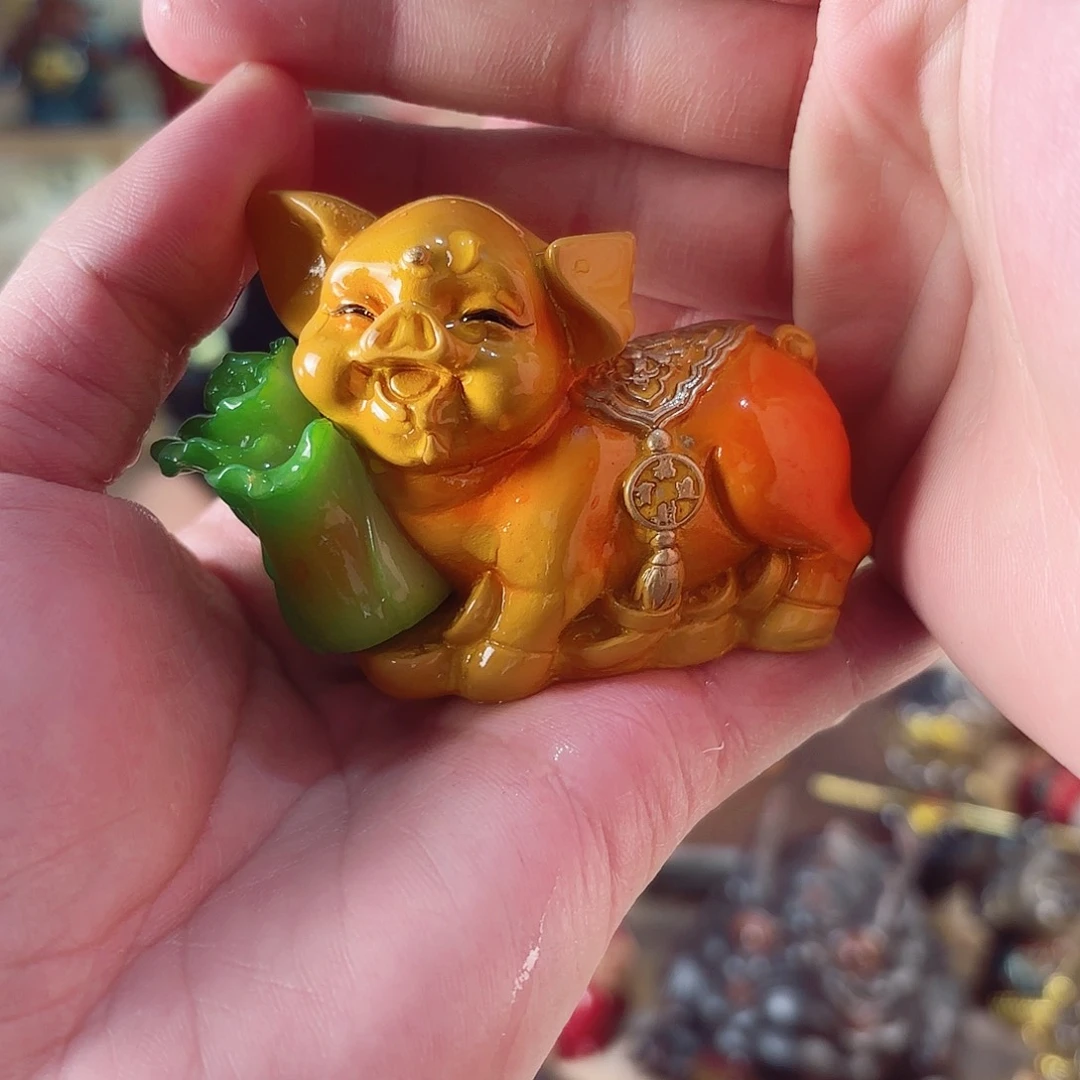 紫砂茶宠紫陶树脂茶宠摆件