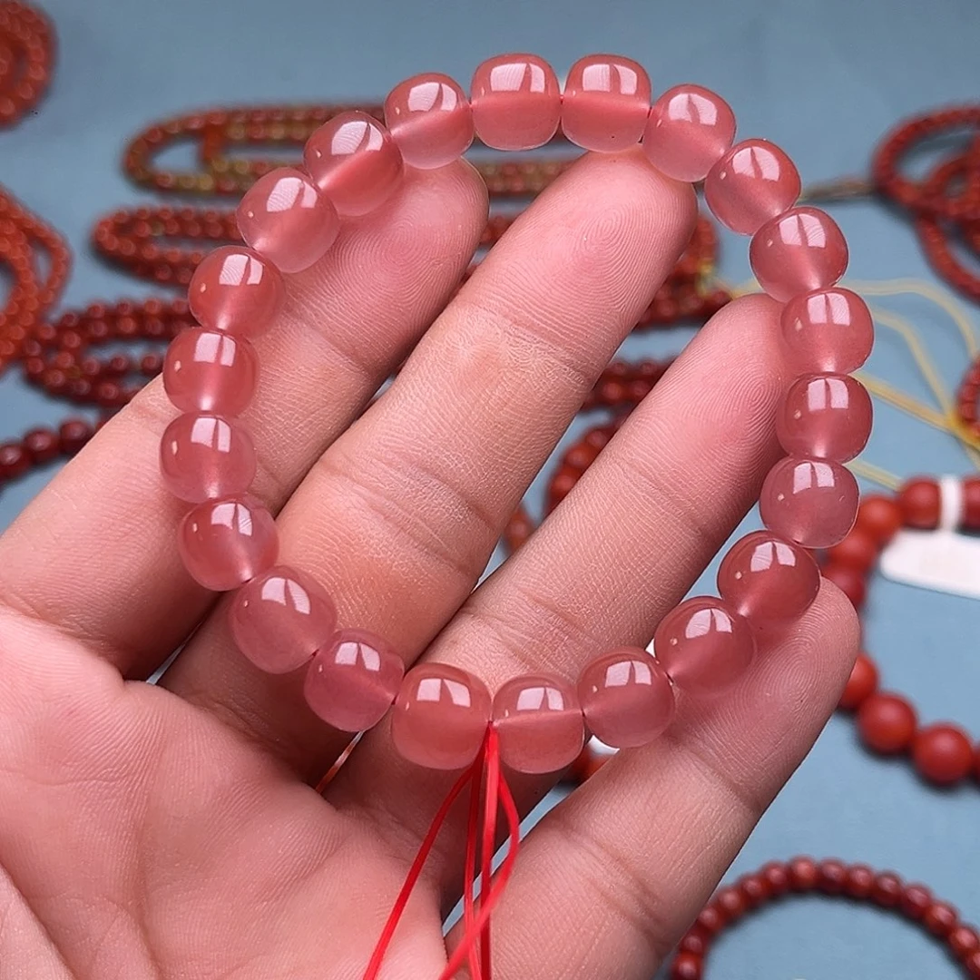 未镶嵌手链南红玛瑙玫瑰冰粉卡10+