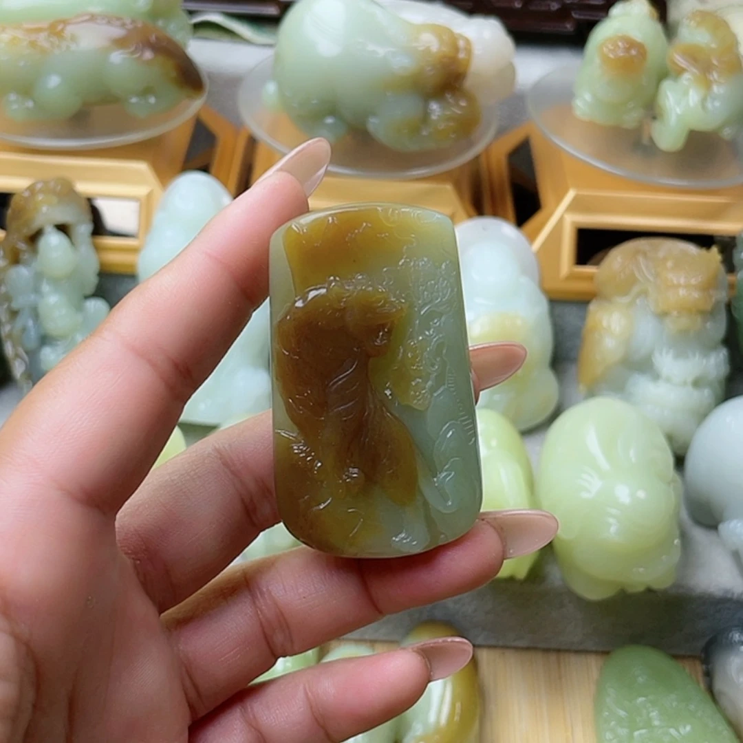 【闪购商品】未镶嵌和田玉挂件沐**风