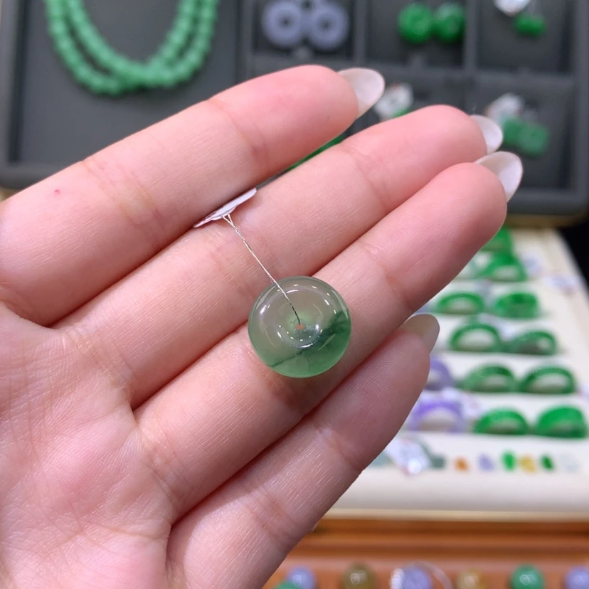 【闪购商品】未镶嵌戒指翡翠平安扣