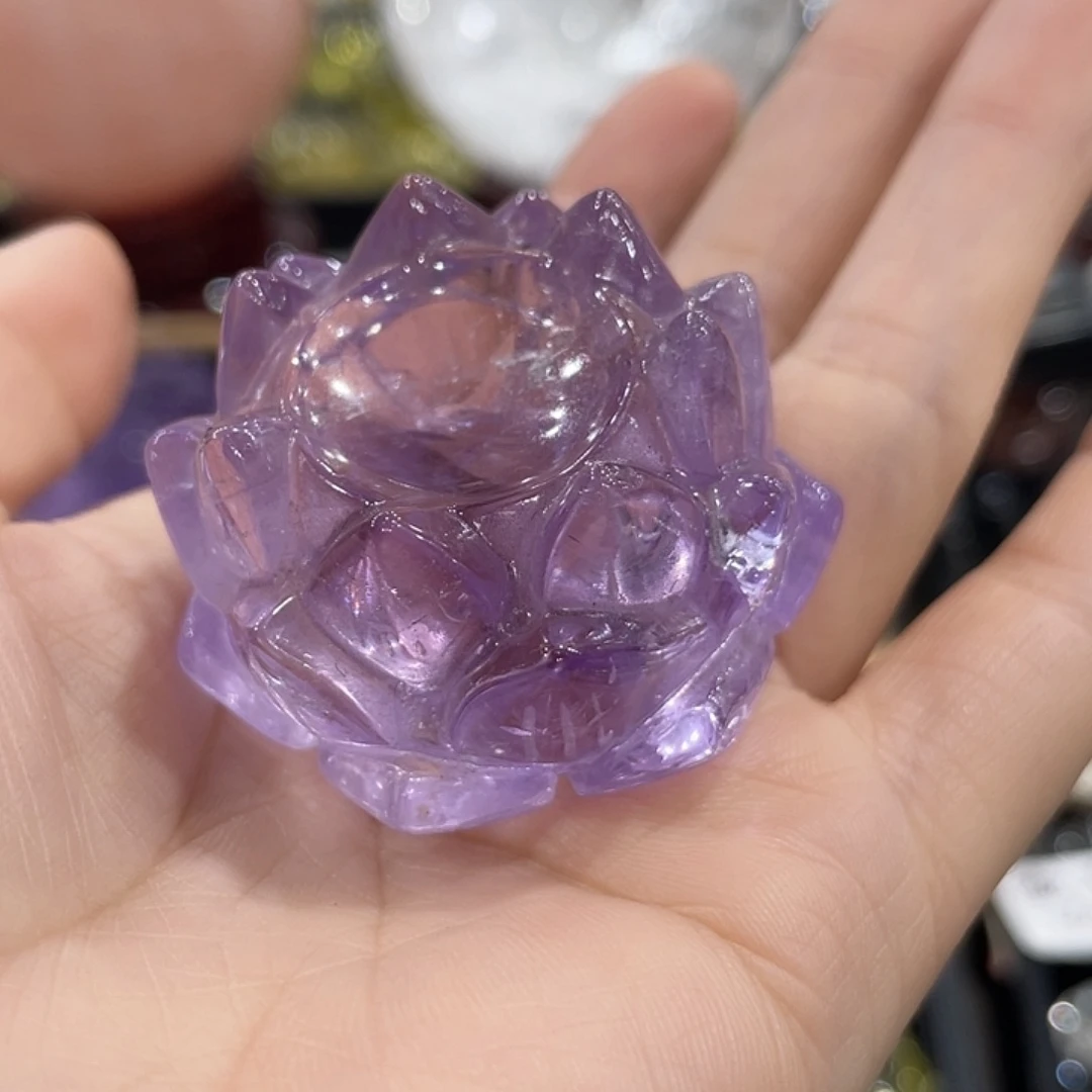 珠宝半成品未镶嵌水晶莲花座
