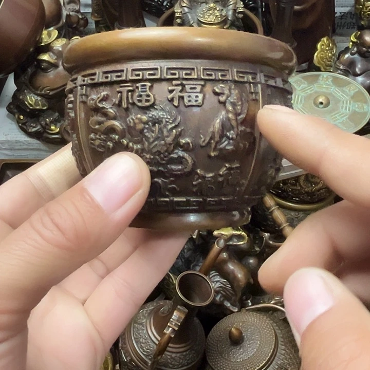 顺顺利利，铜器摆件