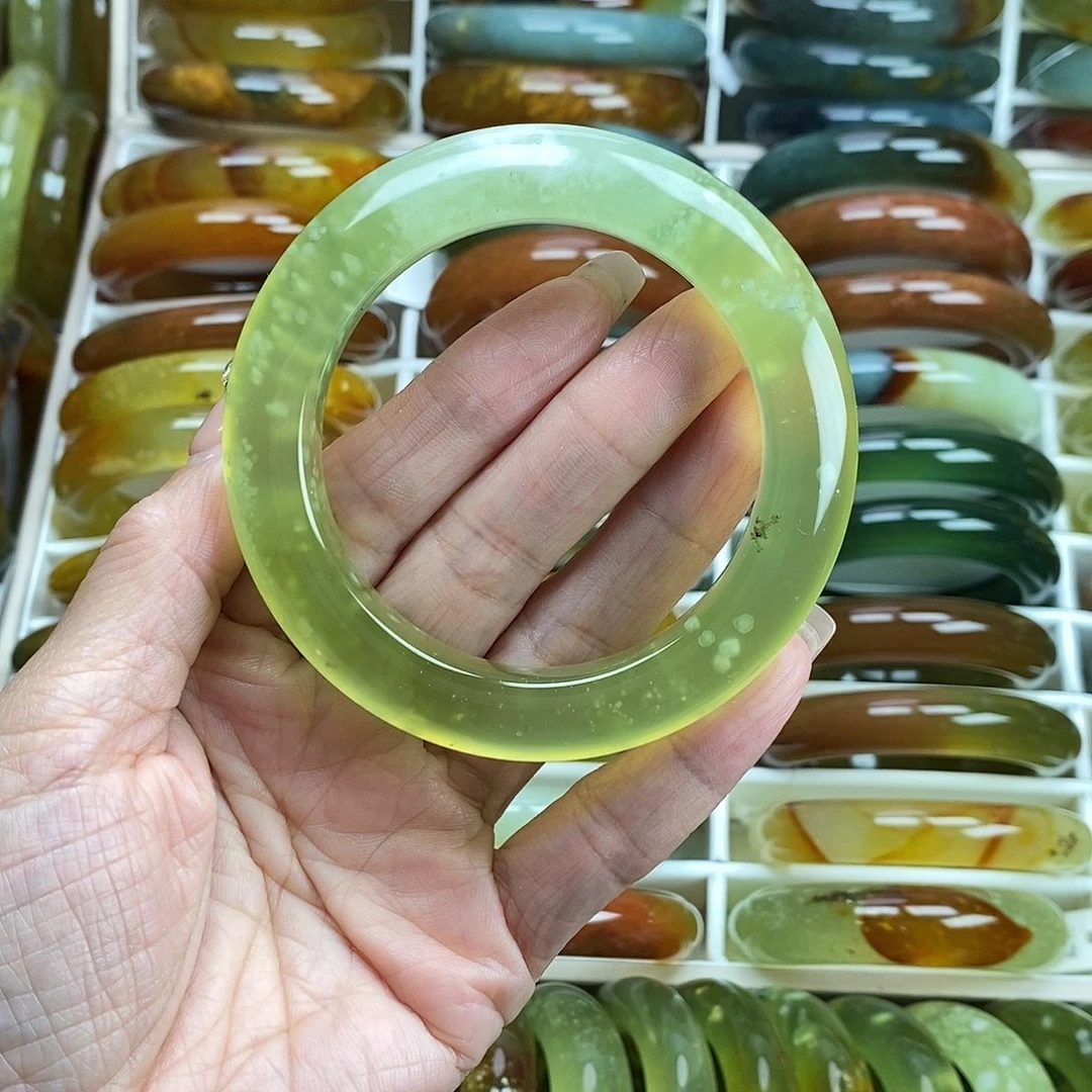 未镶嵌蛇纹石玉手镯56
