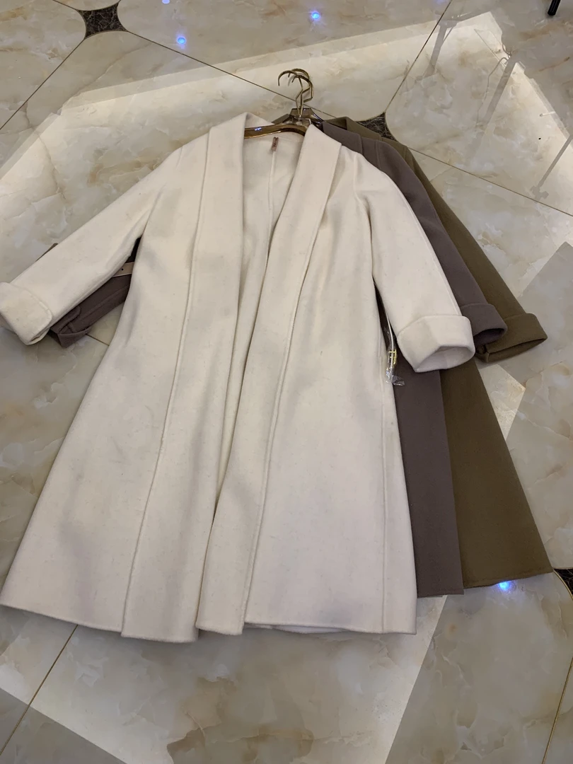 2363三色毛呢大衣