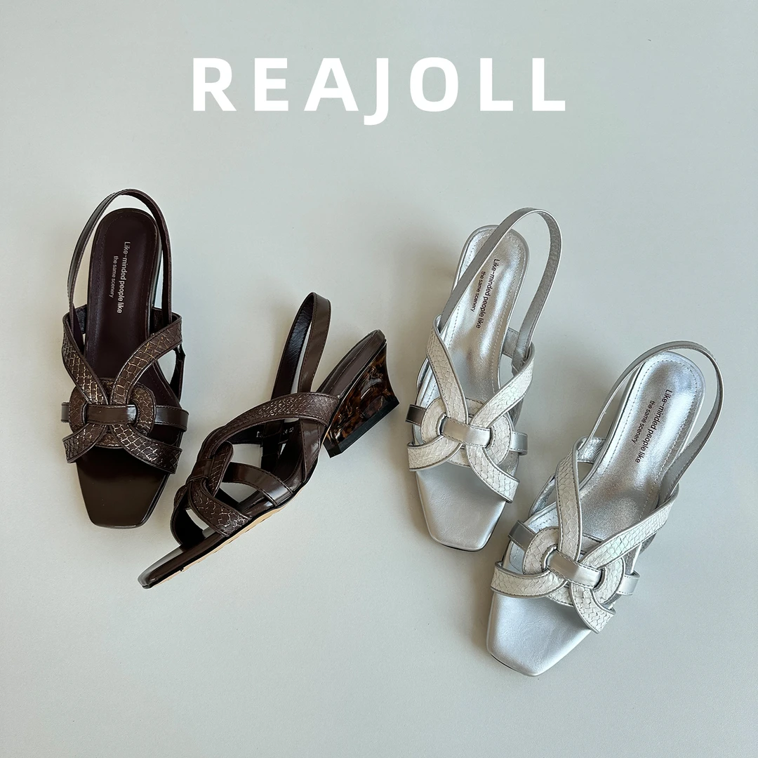 凉鞋女夏外穿2025新款绝美不累脚高级感巨好看坡跟法式仙女高跟鞋