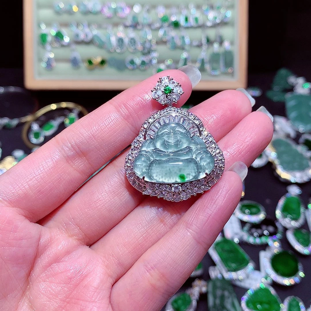 【闪购商品】翡翠吊坠(不含链)未镶嵌