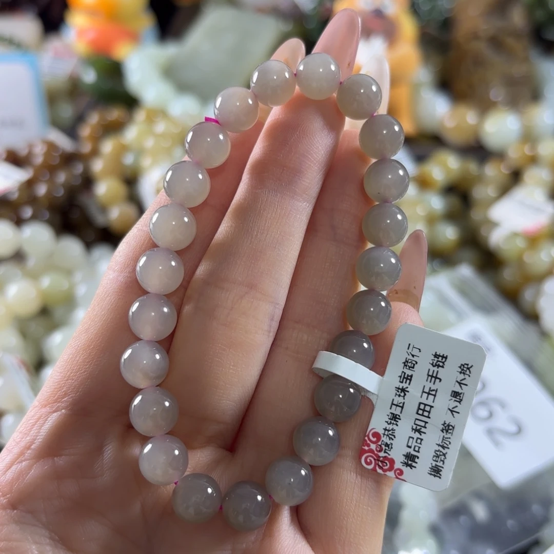 和田玉未镶嵌手链62