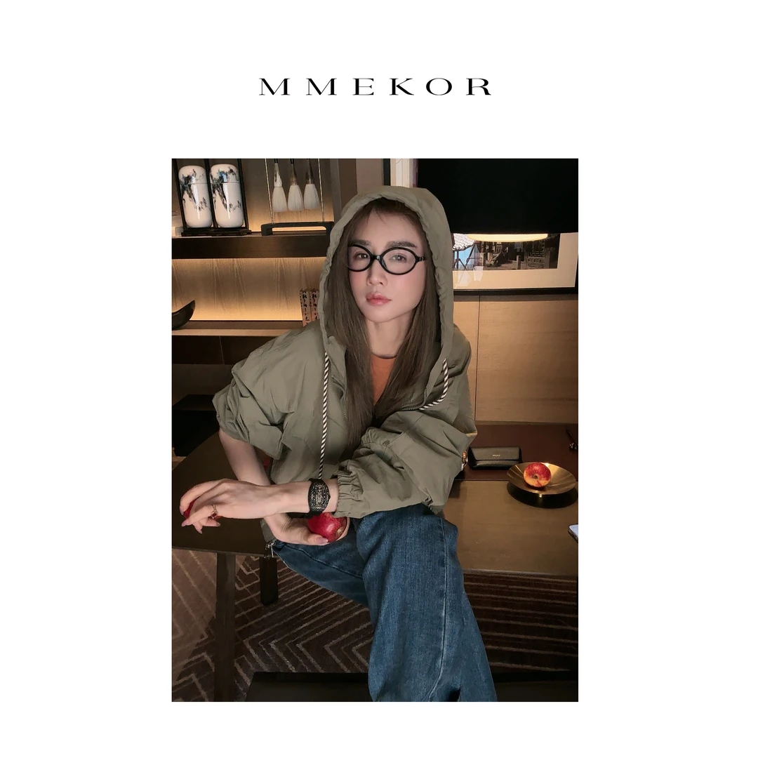 MMEKOR“绿皮书”外套  2025新款秋款摩登街头时髦上衣 30237