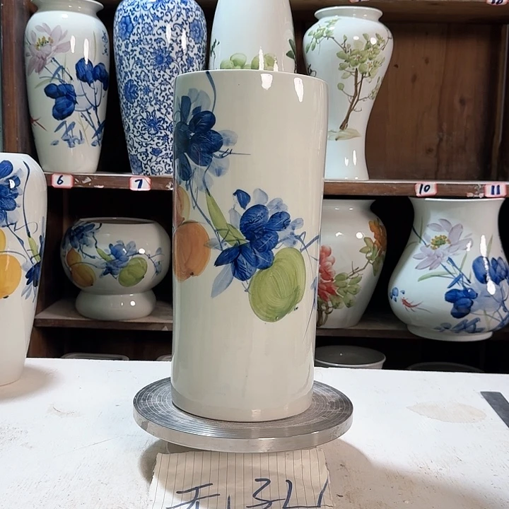 瓶高33直筒户户 新款陶瓷陶瓷