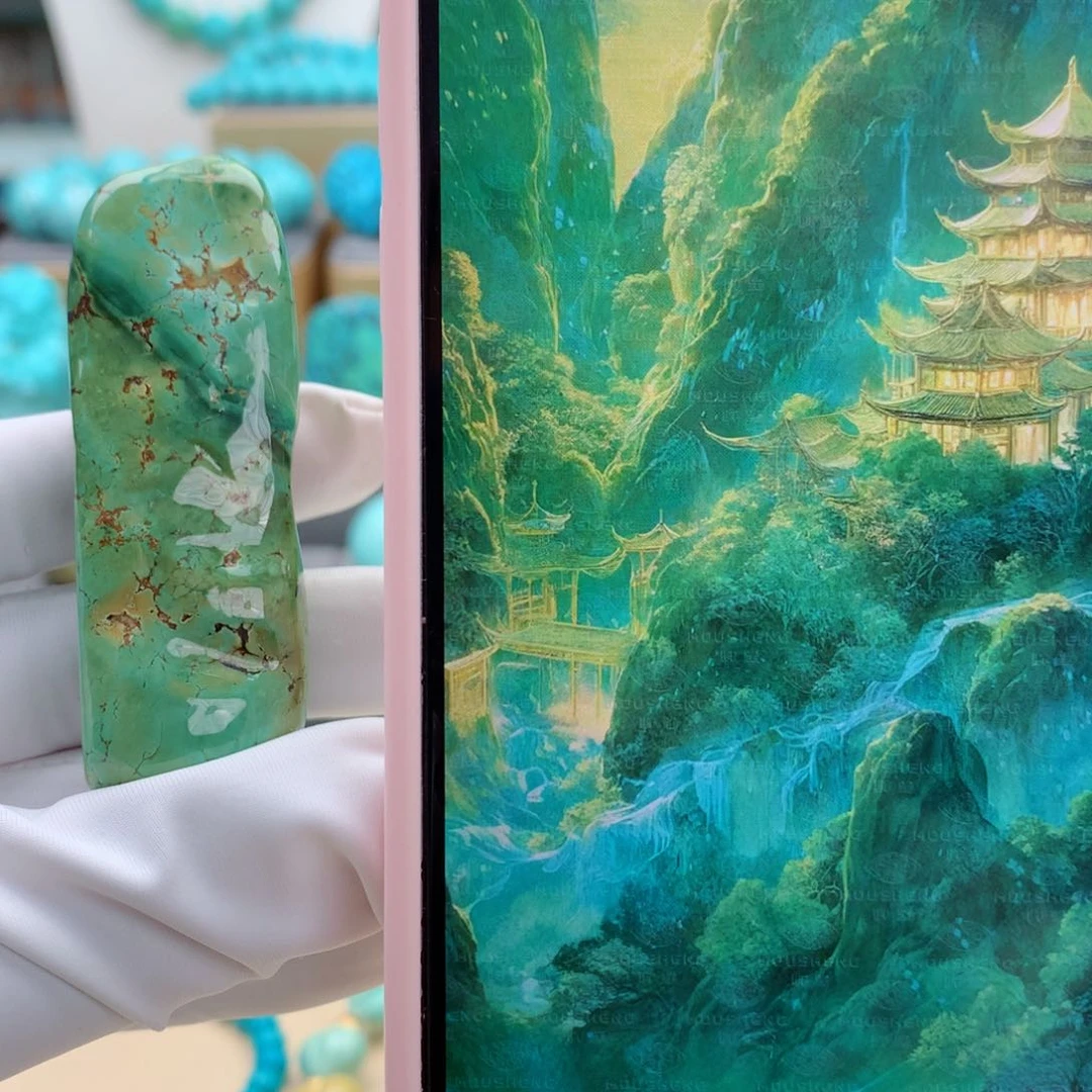 未镶嵌绿松石挂件