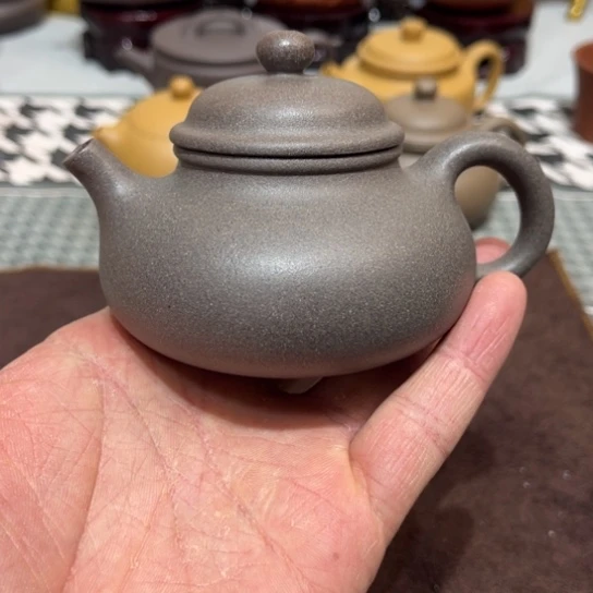 恒*?清灰紫泥容天容量一百六，封釉