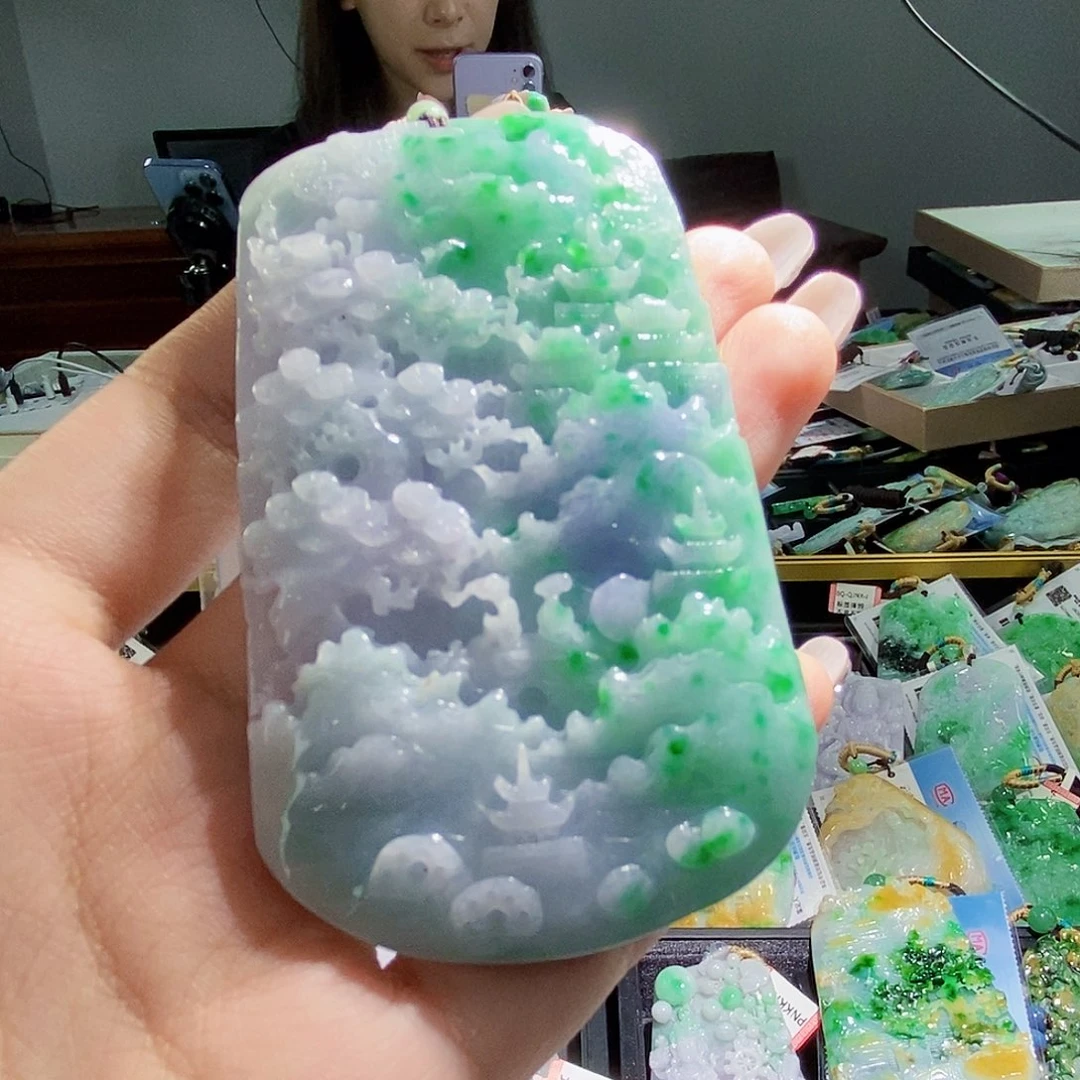 颈饰未镶嵌翡翠翡翠