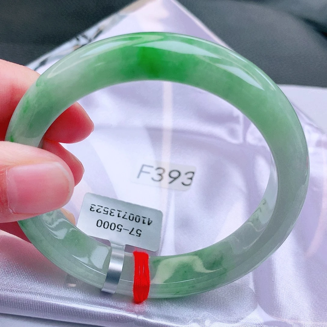翡翠未镶嵌手镯缅甸天然a货翡翠手镯