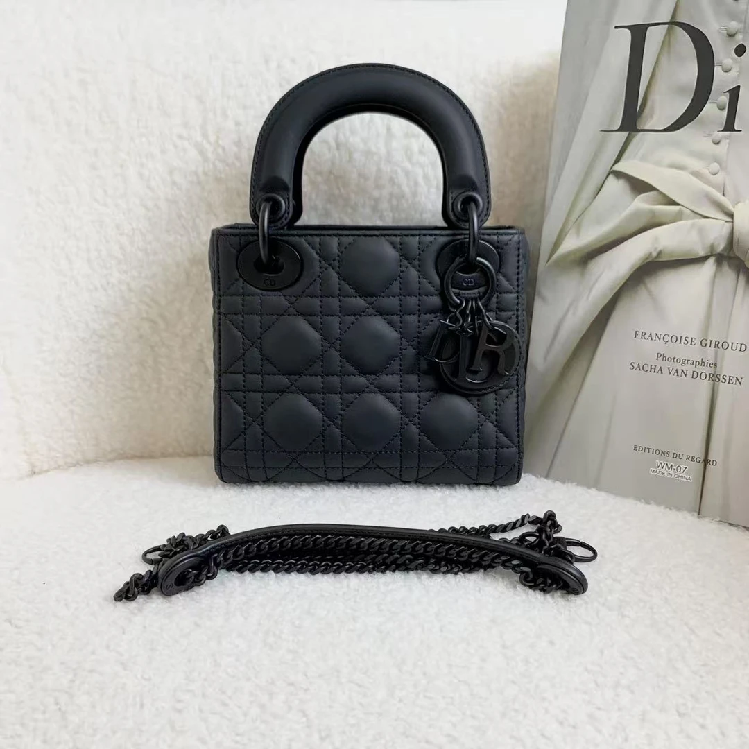 99新 DIOR/迪奥 壹臻/soblack磨砂三格戴妃23年 /66525428