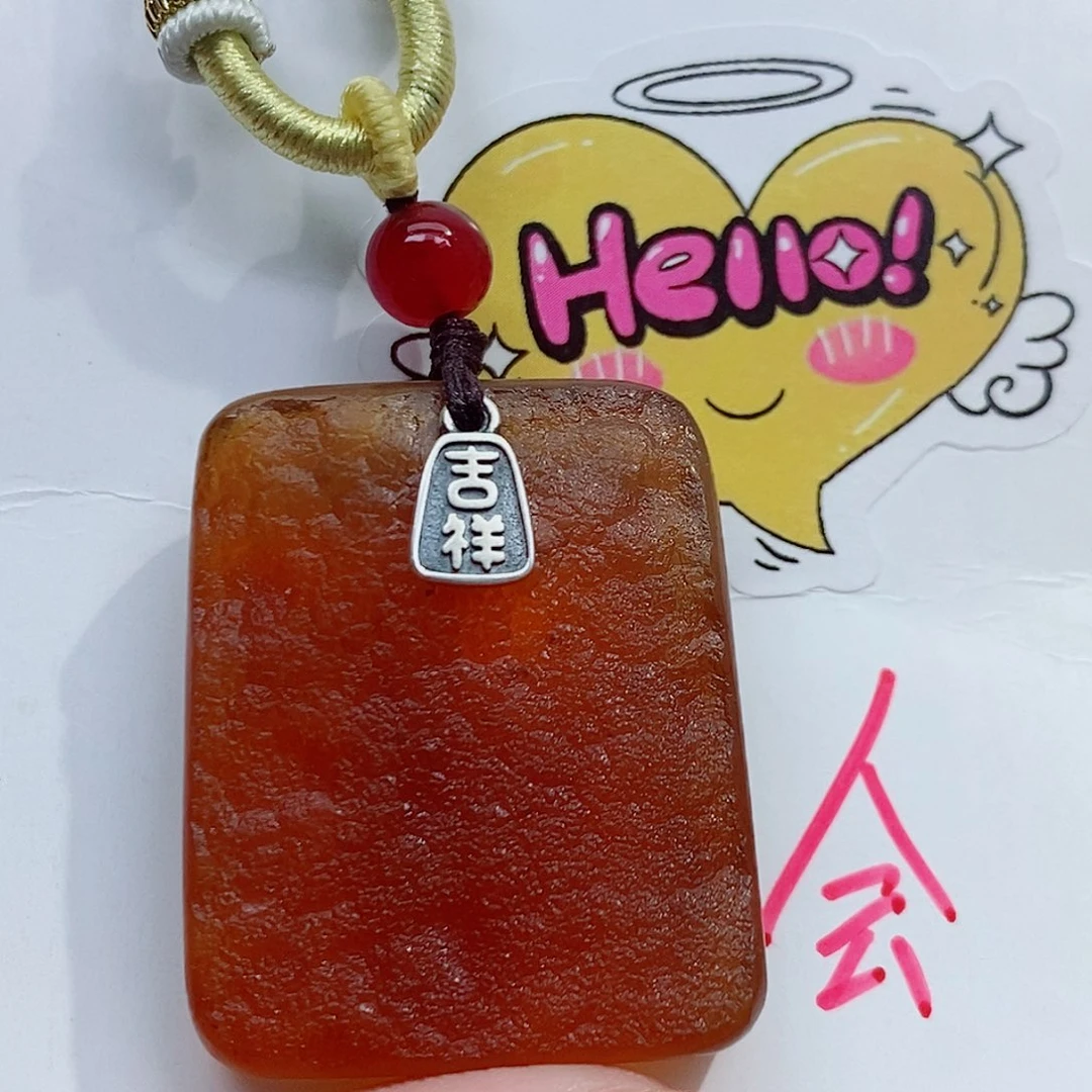 琥珀未镶嵌珠宝奇石蜜蜡吊坠