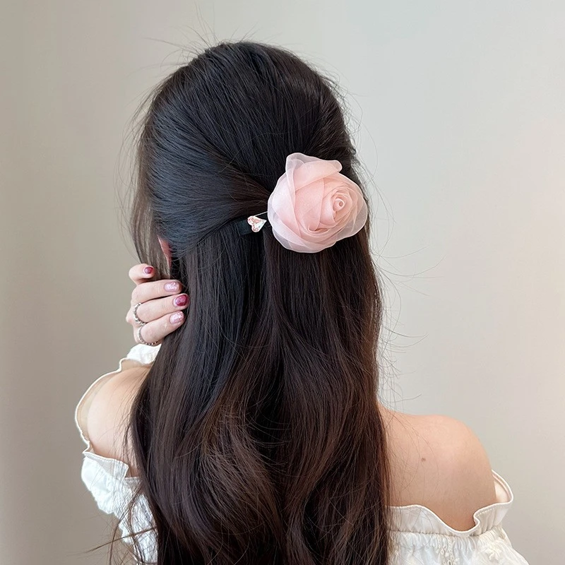 A001抓夹发夹马尾夹一字夹弹簧夹发箍头箍发绳发圈