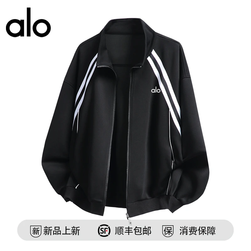 【官方奥特莱斯】品牌折扣 条纹简约高级感休闲夹克百搭宽松外套男