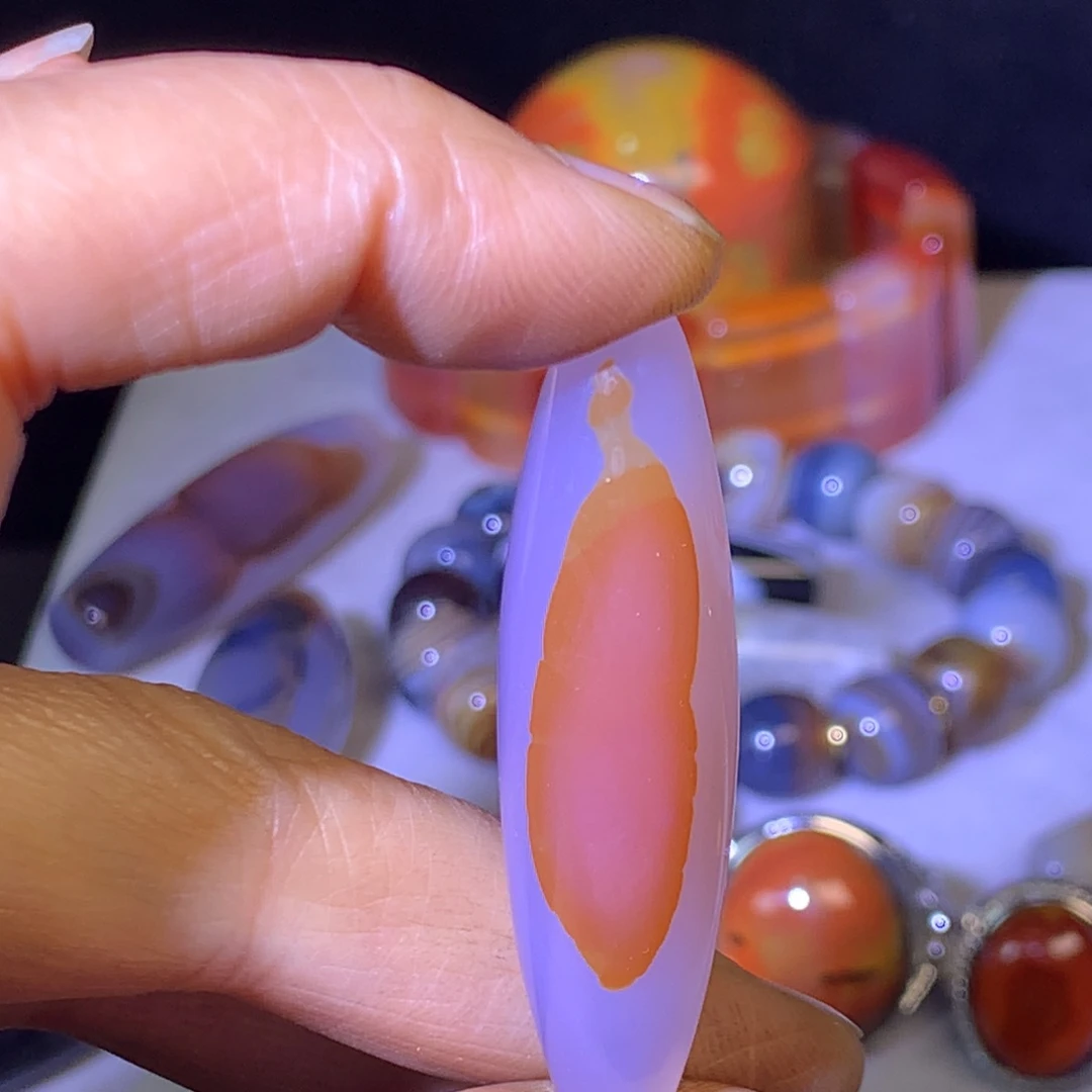 玛瑙/玉髓未镶嵌颈饰