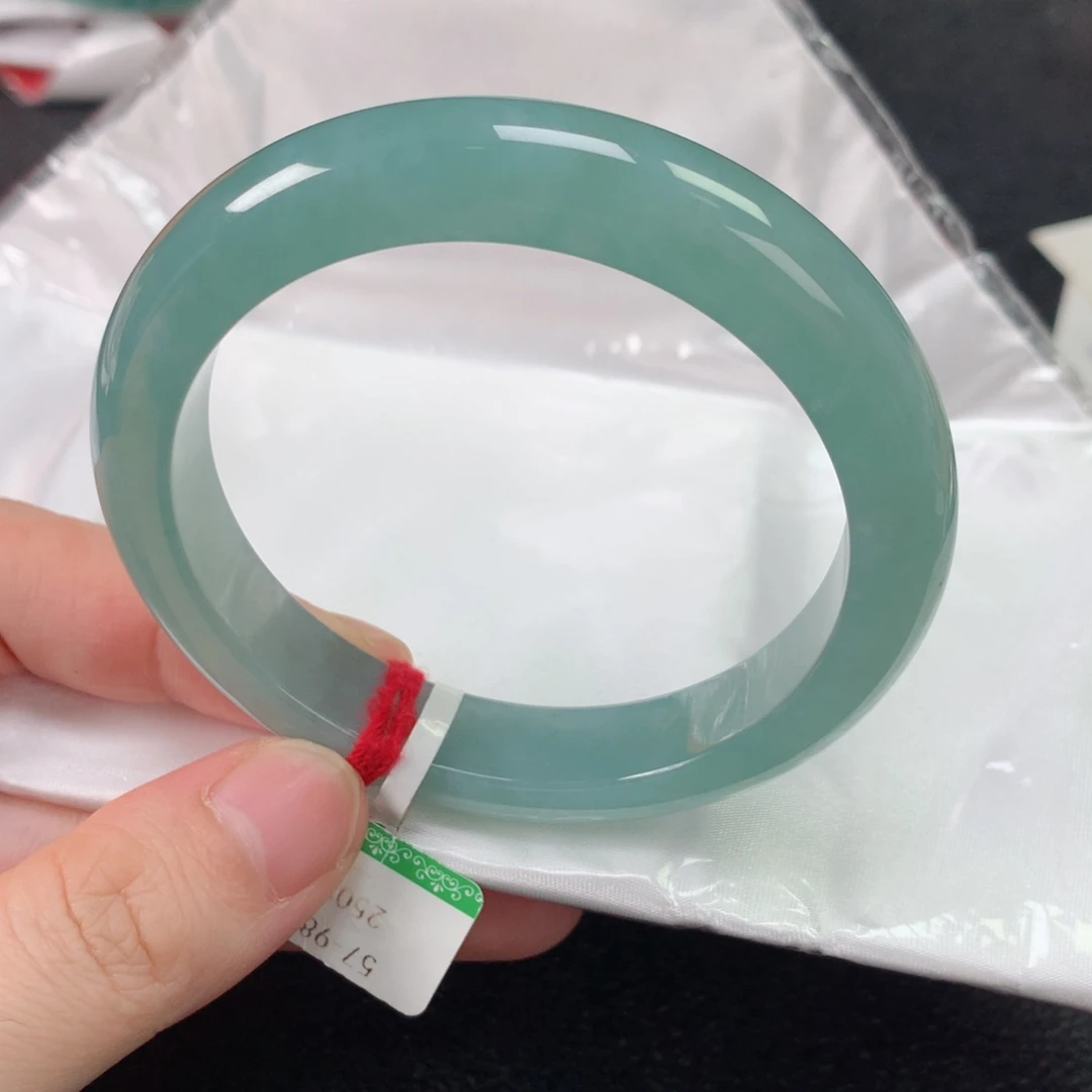 未镶嵌手镯翡翠缅甸天然翡翠手镯57