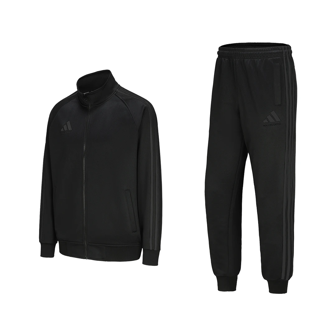 【阿迪官方正品】阿迪达斯新标春秋款黑武士时尚夹克外套束脚裤套装