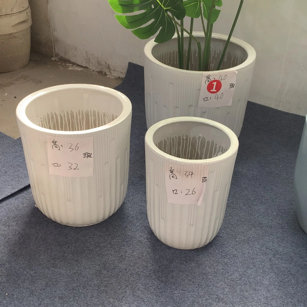 高温陶瓷花盆微瑕