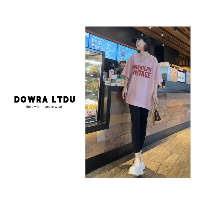 Dowra-LTDU【微光记忆】2025年夏款圆领AM百搭短袖T恤女016-30367