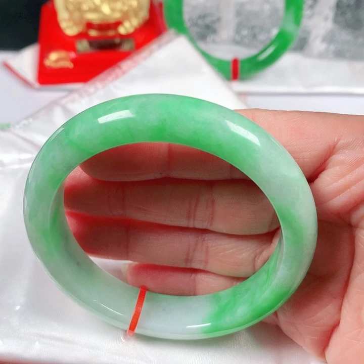 未镶嵌手镯翡翠  编号S1299 正圈56