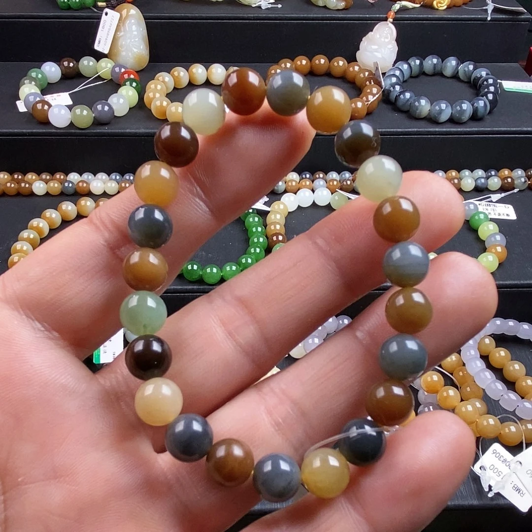 和田玉未镶嵌手链