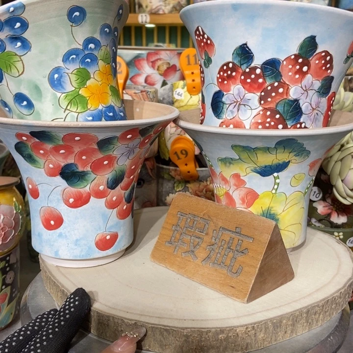 红陶景德镇艺术手绘作品