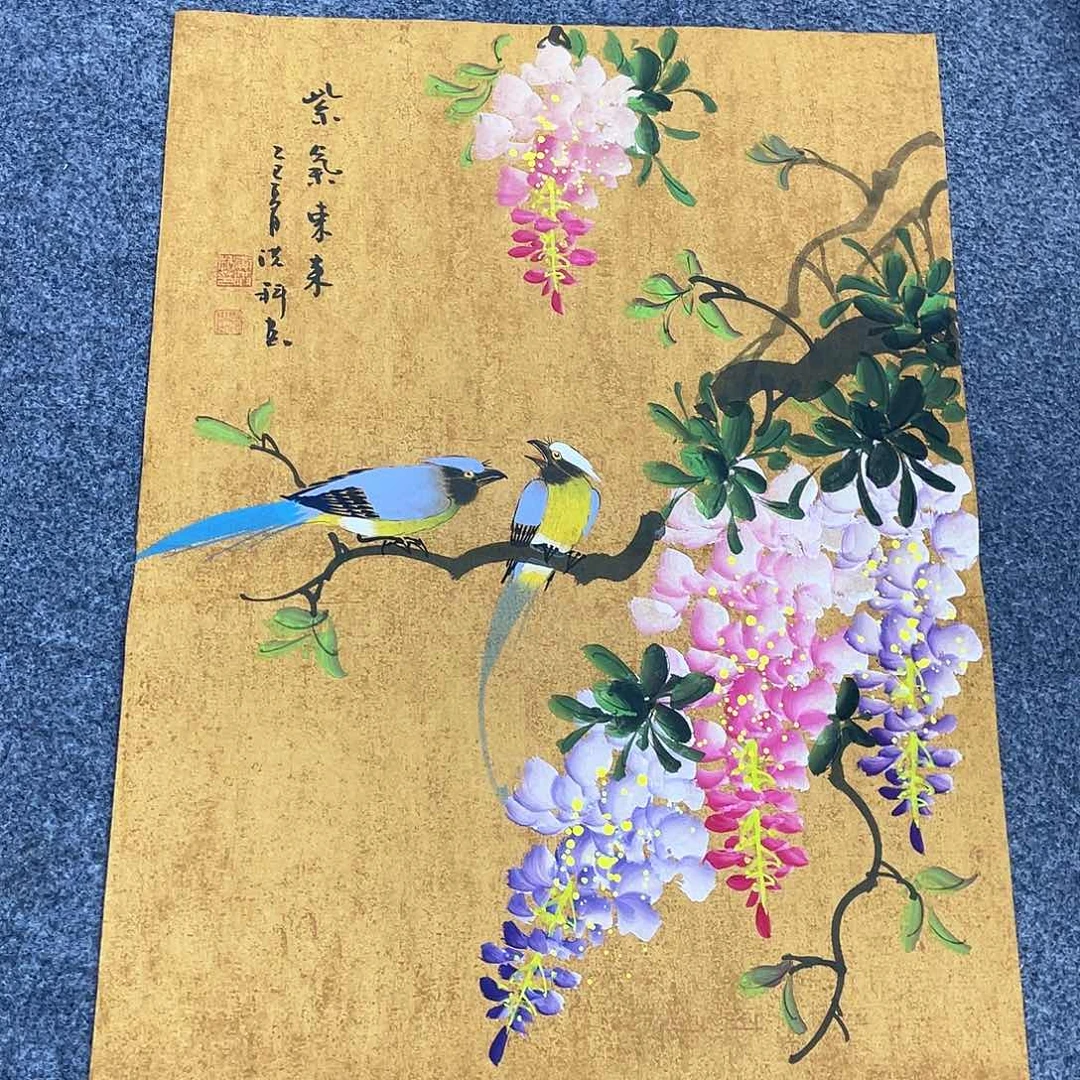 国画作品小姐姐放漏…