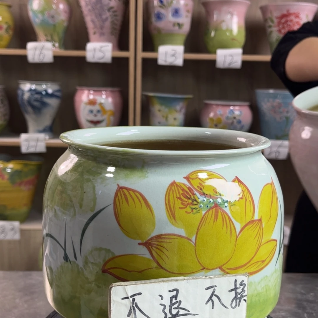 景德镇陶瓷花盆花盆