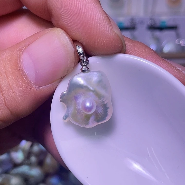 颈饰合金淡水珍珠27