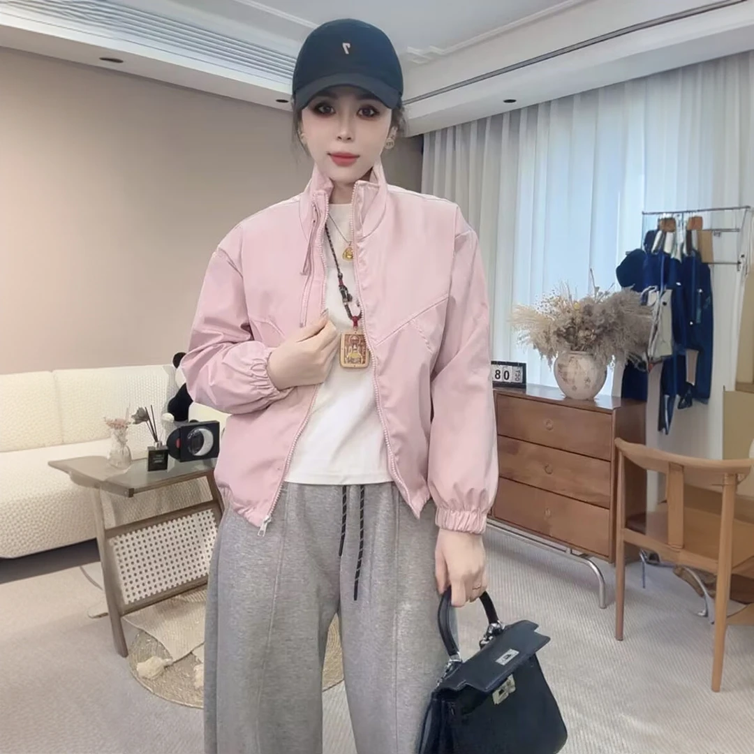 短款冲锋衣2025春秋季新款时尚宽松休闲夹克韩版上衣百搭外套女