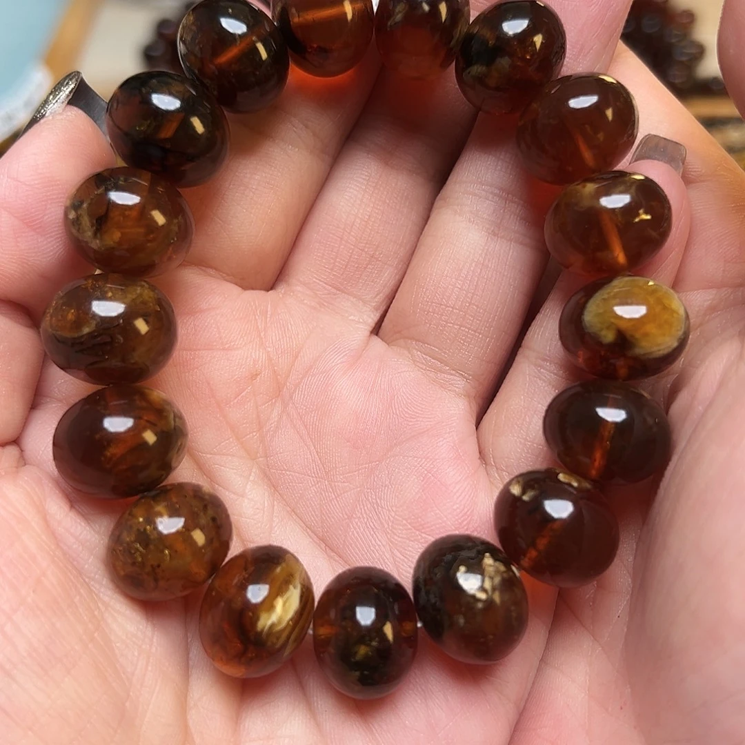 琥珀未镶嵌裸石抚顺琥珀10006十五