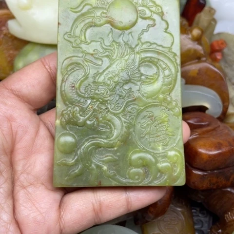 蛇纹石玉未镶嵌颈饰21