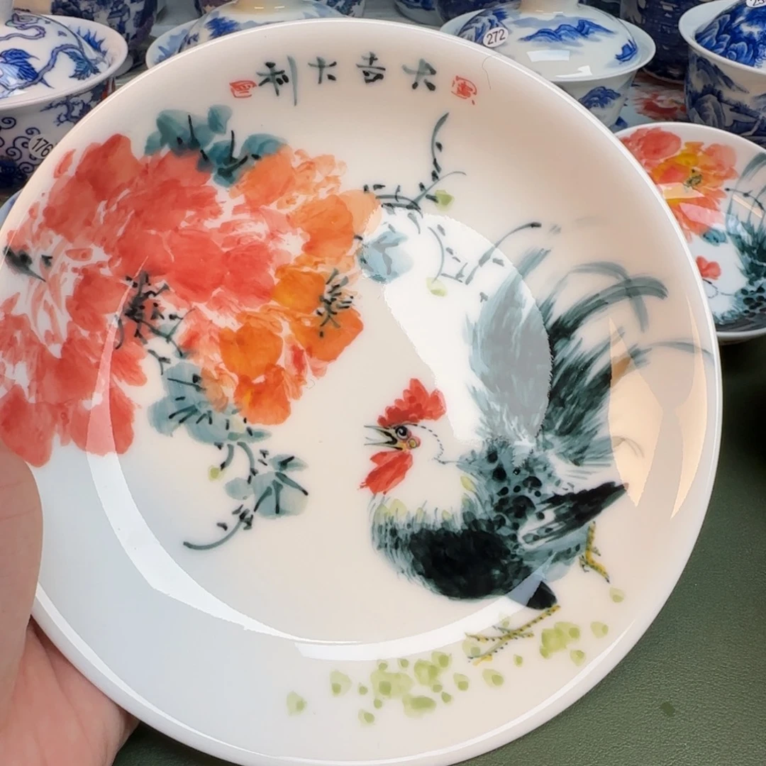 陶纯手工纯手绘茶具285